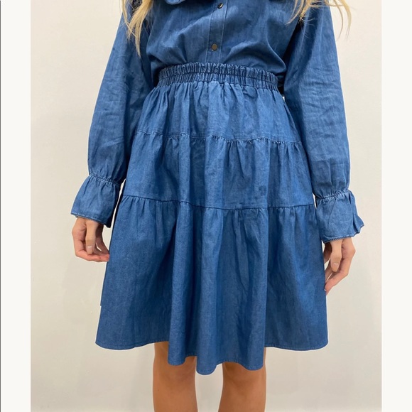 Denim flirt skirt - Picture 3 of 5